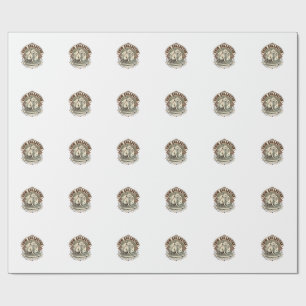 Coin Collector Numismatic Cat Coin Collector Numis Wrapping Paper