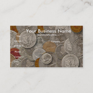Coin collectors,business card