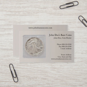 Coin Dealer Business Card