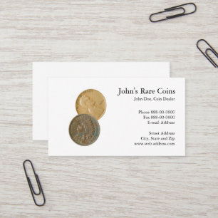 Coin Dealer Business Card