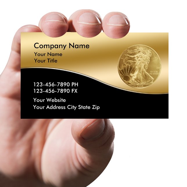 Coin Dealer Numismatic Business Cards (Creator Uploaded)