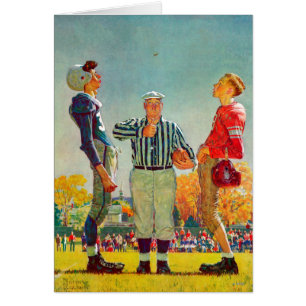 Coin Toss by Norman Rockwell