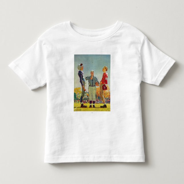 Coin Toss by Norman Rockwell Toddler T-Shirt (Front)
