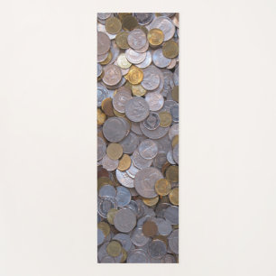 Coins, Coins, Coins Yoga Mat