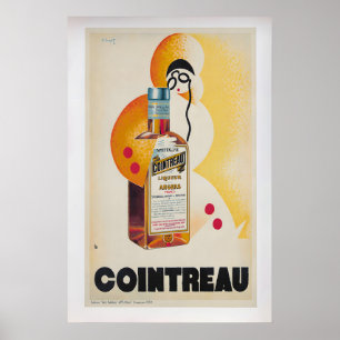 Cointreau by Charles Loupot   Vintage 1930 Orange Poster