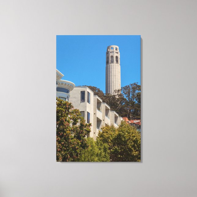 Coit Tower Canvas Print (Front)