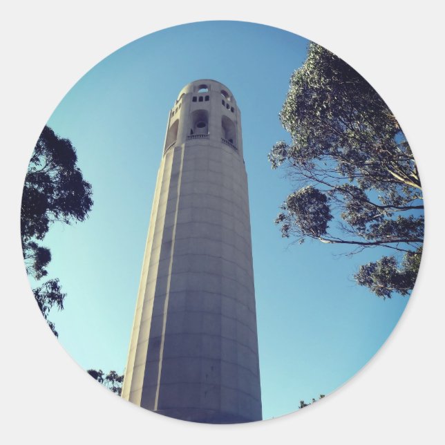 Coit Tower, San Francisco #2 Stickers (Front)