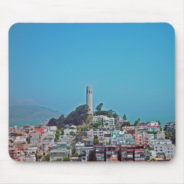 Coit Tower, San Francisco, California Mouse Pad (Front)