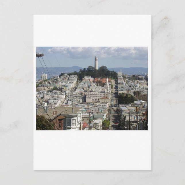 Coit Tower Scenic Picture Postcard (Front)