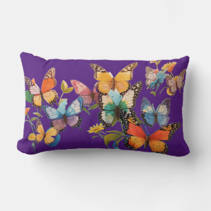 COJIN WITH MARIPOSAS LUMBAR CUSHION