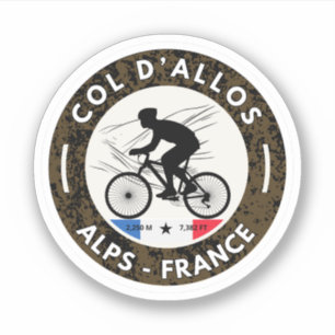 Col d'Allos, french Alpes bicycle tour