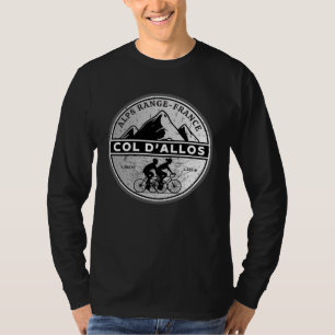 Col d'Allos, french Alpes motobike tour T-Shirt