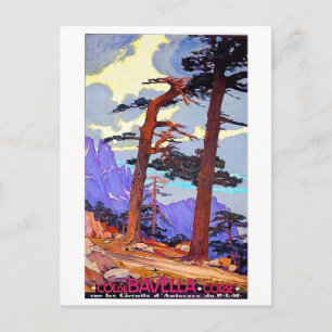 Col de Bavella mountain pass, Corsica, France Postcard