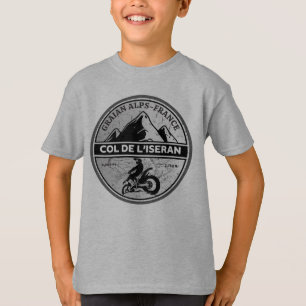 Col de l’Iseran french Alpes motobike tour T-Shirt