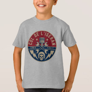 Col de l’Iseran french Alpes motobike tour T-Shirt