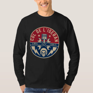 Col de l’Iseran french Alpes motobike tour T-Shirt