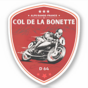 Col de la Bonette french Alpes motobike tour