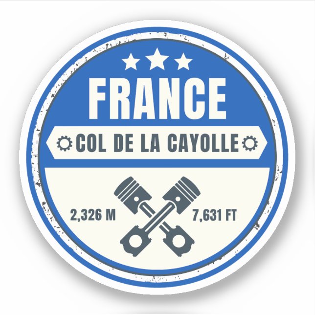  Col de la Cayolle french Alpes motobike tour (Front)