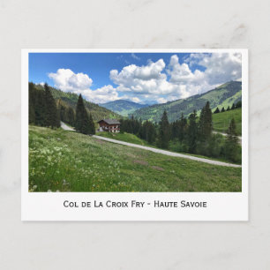 Col de La Croix Fry, Haute-Savoie, French Alps Postcard