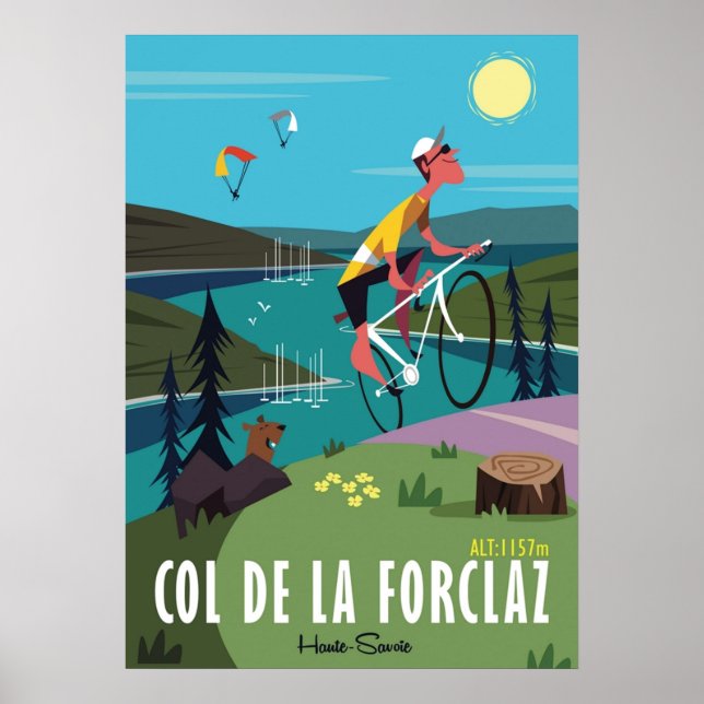 Col de la Forclaz Poster (Front)