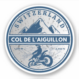  Col de l'Aiguillon swiss alps motorcycle gifts