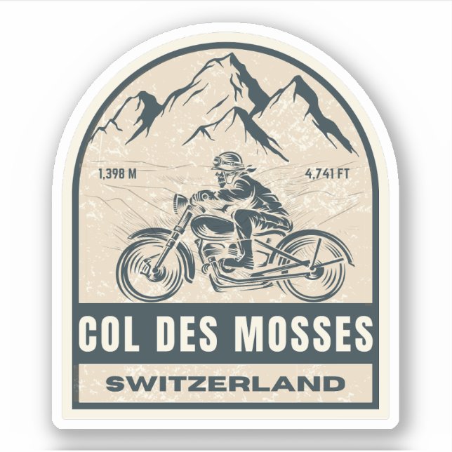 Col des Mosses swiss–alps motorcycle tour (Front)