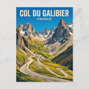 Col du Galibier France Postcard