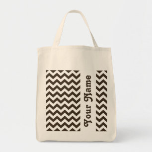 Cola Safari Chevron with customisable name Tote Bag