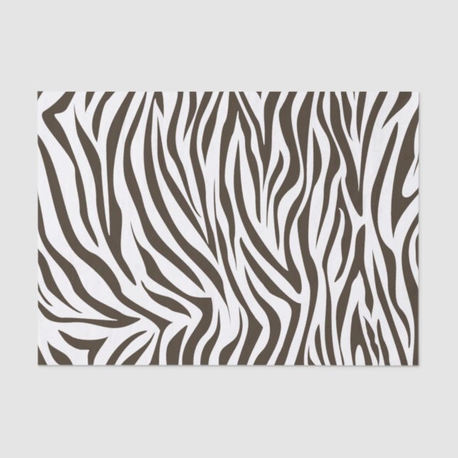 Cola Safari Zebra Tissue Paper (Front)