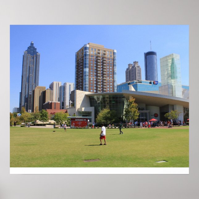 cola view of Downtown Atlanta Poster (Front)