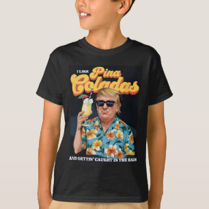 Coladas Donald Trump Summer Vacation Hawaii Beach T-Shirt