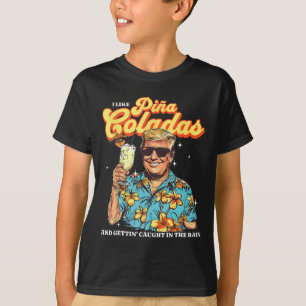 Coladas Donald Trump Summer Vacation Hawaii Beach  T-Shirt