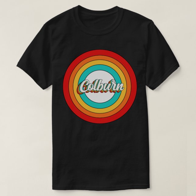 Colburn Name Shirt Vintage Colburn Circle (Design Front)