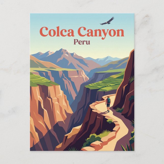 Colca Canyon Peru Postcard (Front)