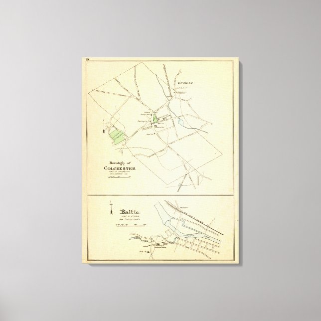 Colchester, Baltic Canvas Print (Front)