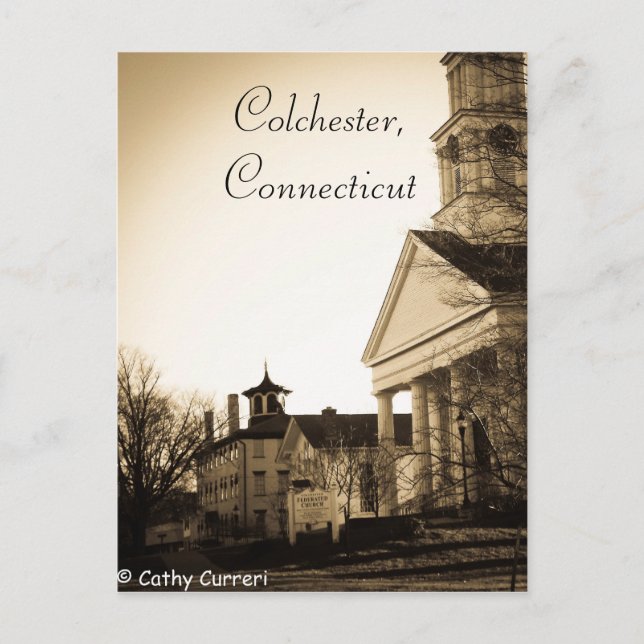 Colchester, Connecticut Postcard (Front)