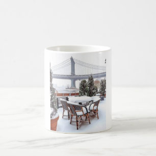 Cold air, cosy views, and NYC snow days ☕️ Coffee Mug