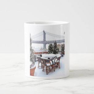 Cold air, cosy views, and NYC snow days ☕️ Large Coffee Mug