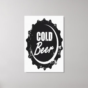 Cold Beer Canvas Print