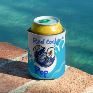 Cold Beer Funny Novelty Gift Joke Reel Cool Pop Ca Can Cooler