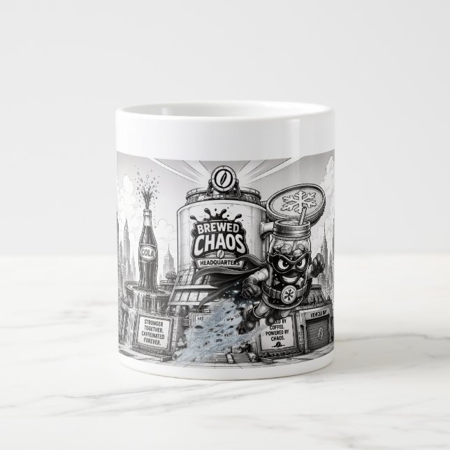 Cold Brew Cruiser: Chillin Large Coffee Mug (Front)