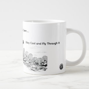 Cold Brew Cruiser – When Life Melts Down Stay Cool Large Coffee Mug