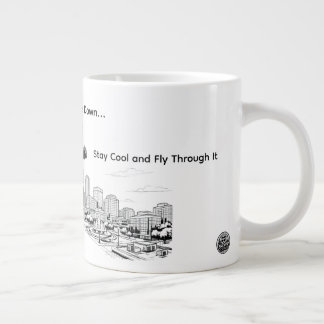 Cold Brew Cruiser – When Life Melts Down Stay Cool Large Coffee Mug