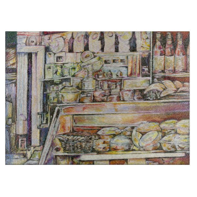 Cold Brew in a Hot Deli Cutting Board (Front)