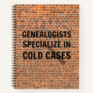 Cold Cases Hardcover Notebook
