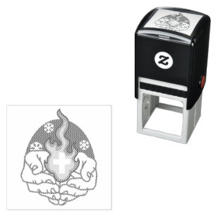 Cold Change, Faith's Fire - Motivational Christian Self-inking Stamp