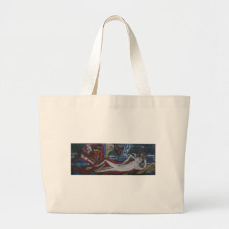 Cold Chillin' Large Tote Bag