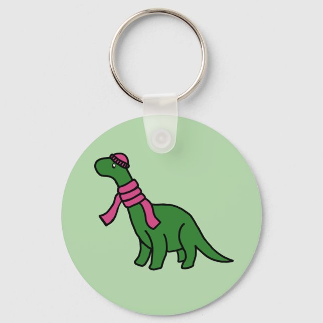 Cold dinosaur keyring (Front)