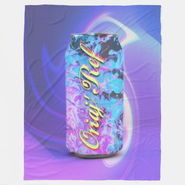 Cold Drink  Fleece Blanket (Front)