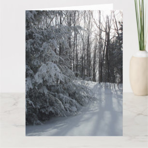 Cold Early Winter Morning Blank Card